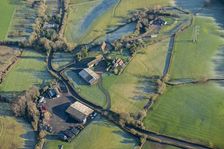 Moated site at Church Farm, Morton Bagot, Warwickshire, 2014. Creator: Historic England Staff Photographer
