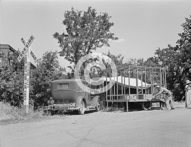 Mobile housing--a trend, California, 1935. Creator: Dorothea Lange.