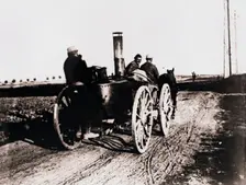 Mobile kitchen going up the line, c1914-c1918