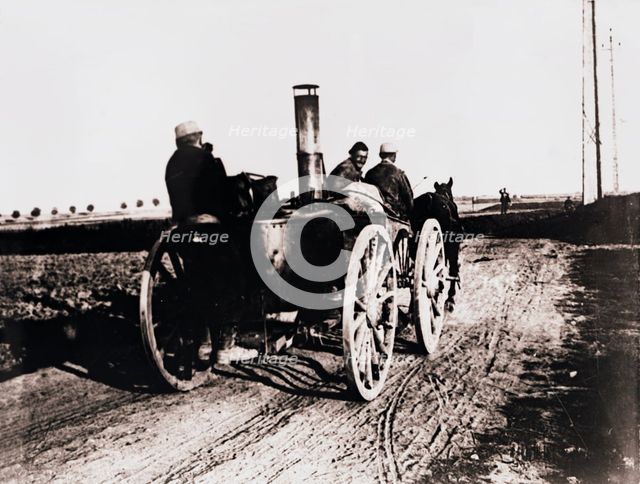Mobile kitchen going up the line, c1914-c1918. Artist: Unknown.