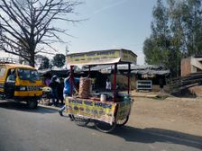 Mobile street food stall, Uttarakhand, India. Creator: Unknown