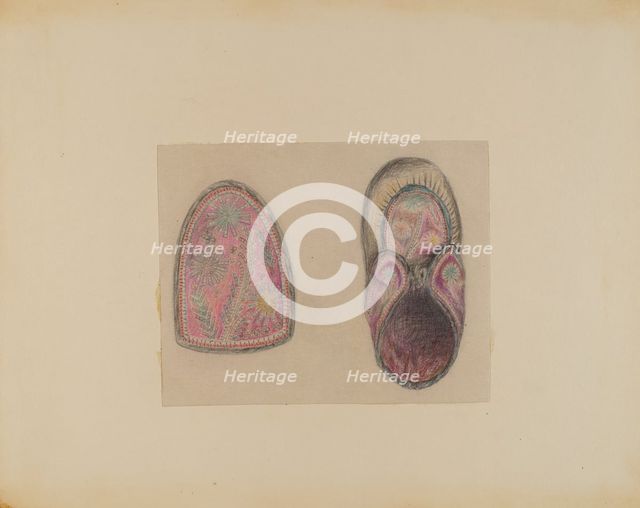 Moccasin, 1935/1942. Creator: Mary Berner.