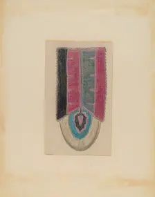 Moccasin Beadwork, 1935/1942. Creator: Melita Hofmann