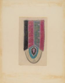 Moccasin Beadwork, 1935/1942. Creator: Melita Hofmann