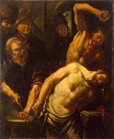 Mocking of Christ, 1644. Creator: Gioacchino Assereto