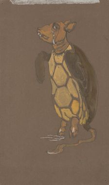 Mock Turtle (costume design for Alice-in-Wonderland, 1915). Creator: William Penhallow Henderson
