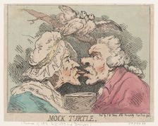 Mock Turtle, January 24, 1785., January 24, 1785. Creator: Thomas Rowlandson