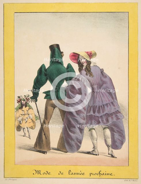 Mode de l'année prochaine, ca. 1830. Creator: V Ratier.