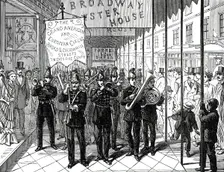 Mode of Advertising in Philadelphia, 1876. Creator: Unknown