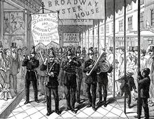 Mode of Advertising in Philadelphia, 1876. Creator: Unknown