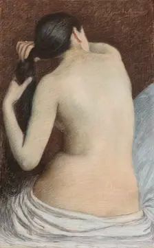 Model, 1875-1889. Creator: Pierre Puvis de Chavannes