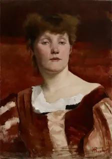 Model, 1886. Creator: Hanna Bergh
