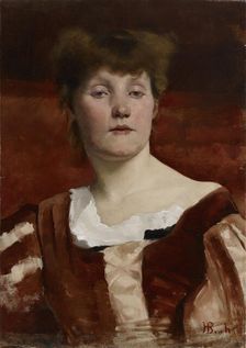 Model, 1886. Creator: Hanna Bergh