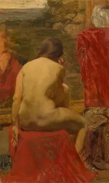 Model, 1890. Creator: Gustave Vanaise