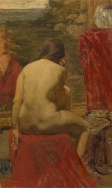 Model, 1890. Creator: Gustave Vanaise