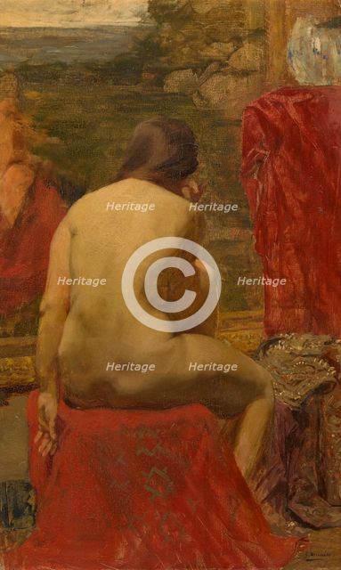 Model, 1890. Creator: Gustave Vanaise.