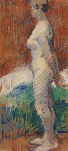 Model, 1908. Creator: Santeri Salokivi