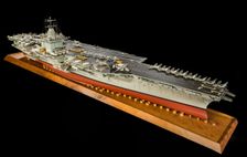 Model, Aircraft Carrier, USS Enterprise, 1982. Creator: Stephen W. Henninger