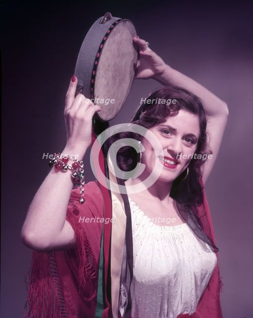 Model as gypsy, c1955. Creator: Arthur Charles Kirby Ware.