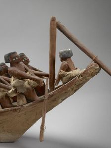 Model boat, IXth Dynasty, c2125 - c2080 BC