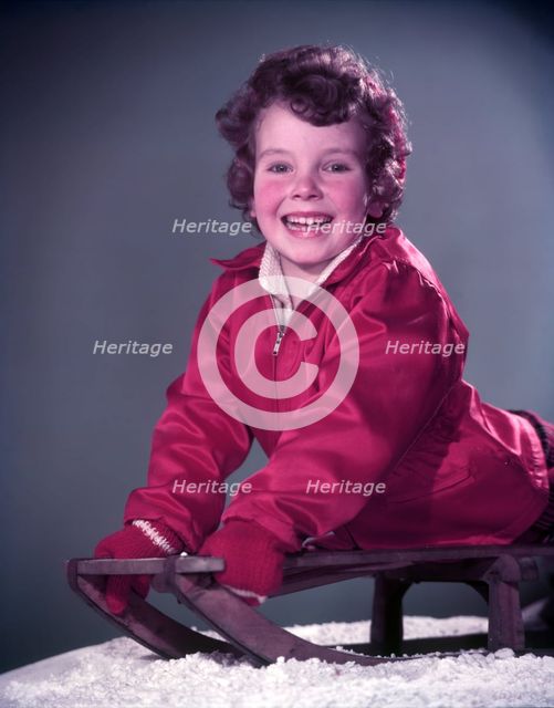 Model Glynis Long, c1955. Creator: Arthur Charles Kirby Ware.