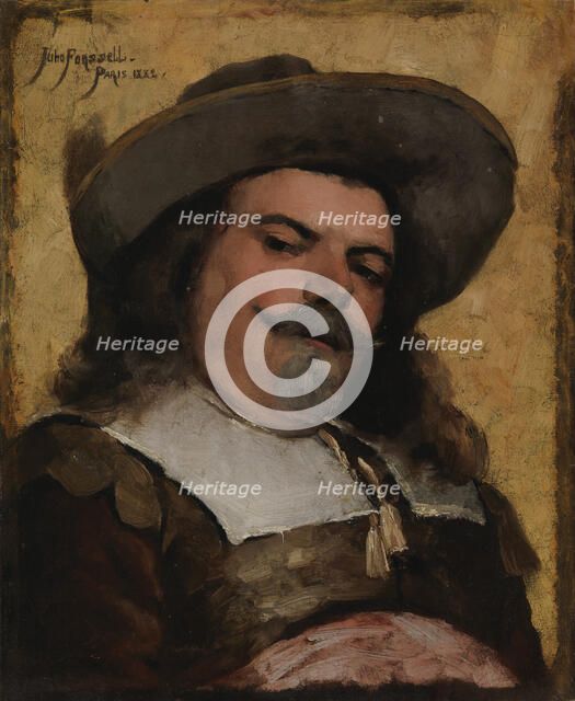 Model exercise, 1882. Creator: Juho Forsell.