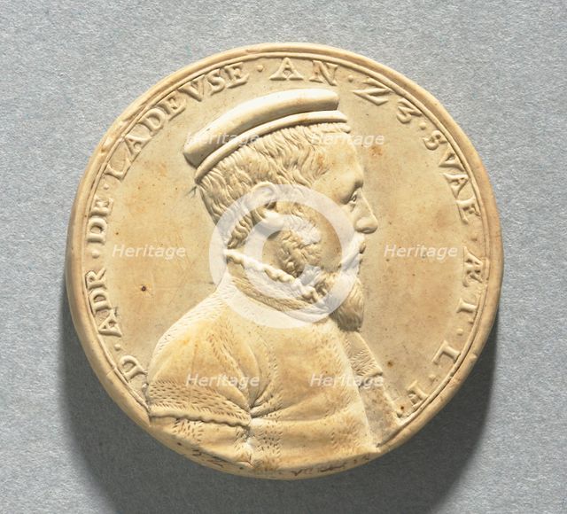 Model for a Medal of Adrien de la Deuse at Age 23, c. 1550-1575. Creator: Jacob Zagar (Flemish), attributed to.