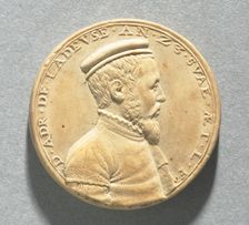 Model for a Medal of Adrien de la Deuse at Age 23, c. 1550-1575. Creator: Jacob Zagar (Flemish), attributed to