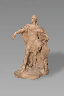 Model for a Statue of Louis XV, 1746/48. Creator: Jean-Baptiste Lemoyne the Younger
