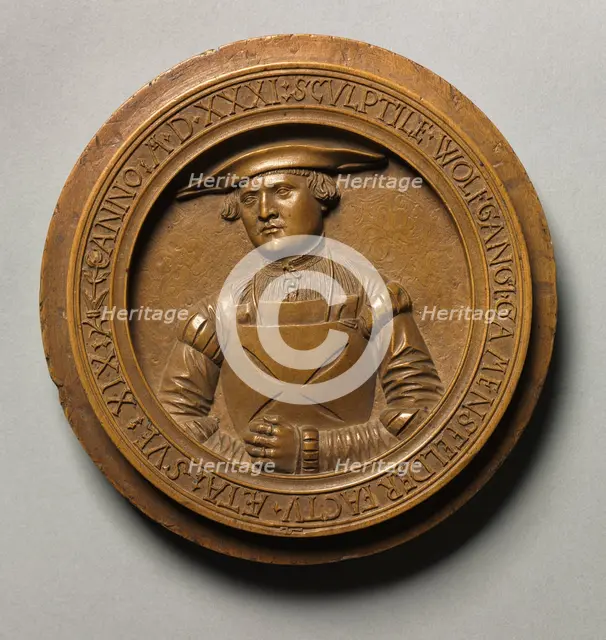 Model for a Portrait Medal of Wolfgang Gamensfelder at Age 19, 1531. Creator: Master of Gamensfelder (German).