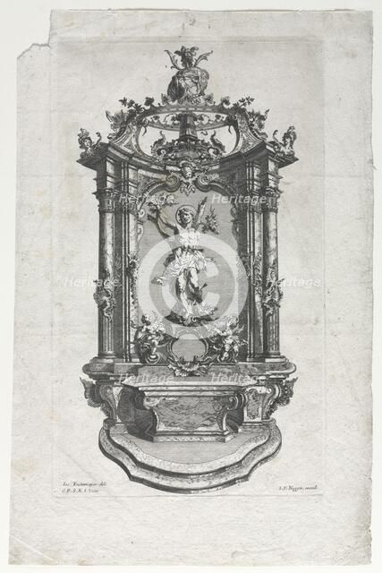 Model for Altar for Woodcarvers. Creator: Gottfried Bernhard Götz (German, 1708-1774).