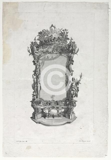 Model for Altar for Woodcarvers. Creator: Gottfried Bernhard Götz (German, 1708-1774).