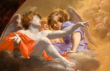 Model for Altarpiece in St. Peter's (image 2 of 2), 1625. Creator: Simon Vouet