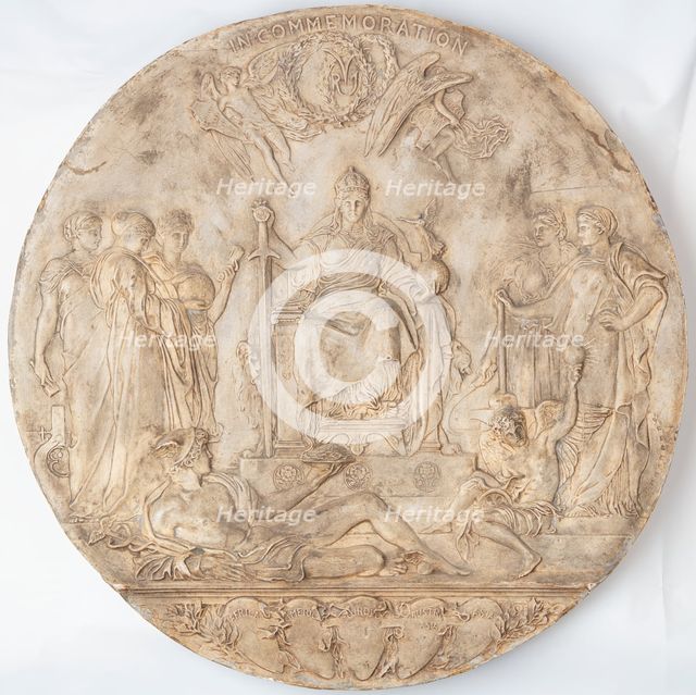 Model for Jubilee Medal, 1887. Creator: Frederic Leighton.