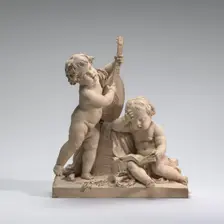 Model for "Poetry and Music", 1774. Creator: Claude Michel