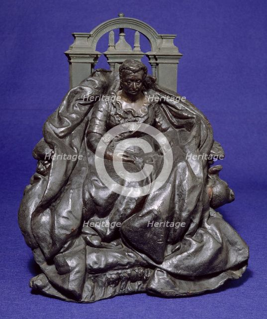 Model For Statue Of Queen Victoria At Winchester, 1887. Creator: Alfred Gilbert.