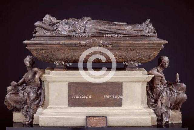 Model for the tomb of Lord Leighton, P.R.A., c1897-1900. Creator: Thomas Brock.