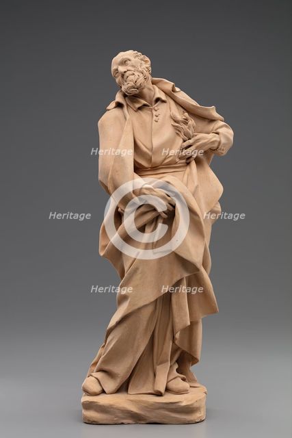 Model for the marble statue of San Filippo Neri in the Cappellone of San Cataldo in the...c1772. Creator: Giuseppe Sanmartino.