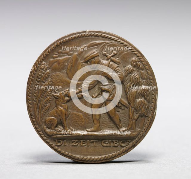 Model for the Reverse of the Portrait of Pankraz Labenwolf, 1542. Creator: Ludwig Neufahrer (German, c. 1500-1563).