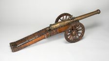 Model Field Cannon with Carriage, Austria, late 17th century. Creator: Unknown