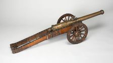 Model Field Cannon with Carriage, Austria, late 17th century. Creator: Unknown
