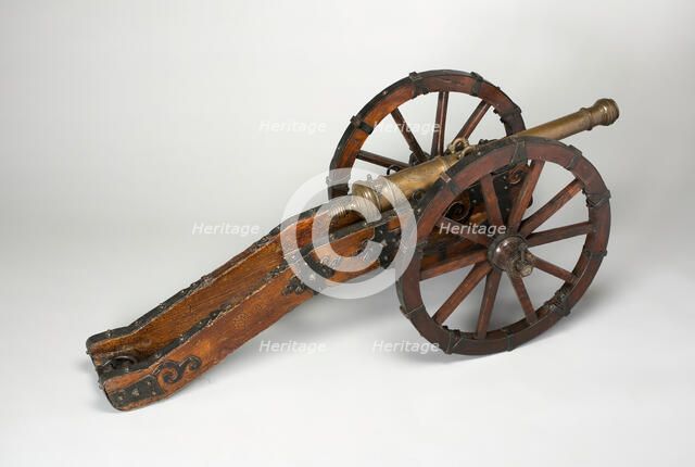 Model Field Cannon with Carriage, Venice, 17th century. Creator: Unknown.