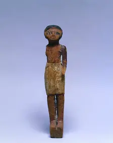 Model Figure of a Man, 1980-1801 BC. Creator: Unknown