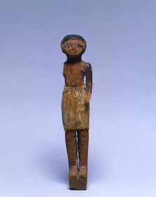Model Figure of a Man, 1980-1801 BC. Creator: Unknown