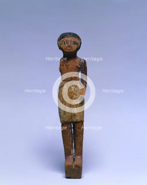 Model Figure of a Man, 1980-1801 BC. Creator: Unknown.