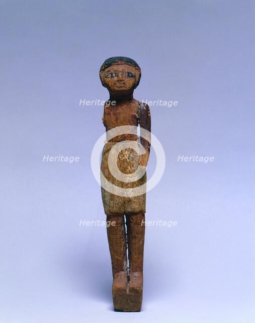 Model Figure of a Man, 1980-1801 BC. Creator: Unknown.