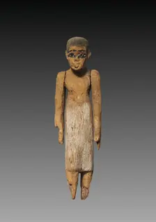 Model Figure of a Man, Perhaps a Boat Attendant, 2040-1648 BC. Creator: Unknown