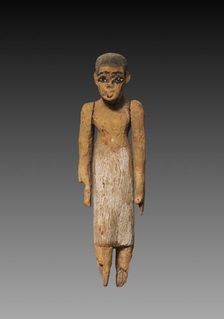 Model Figure of a Man, Perhaps a Boat Attendant, 2040-1648 BC. Creator: Unknown