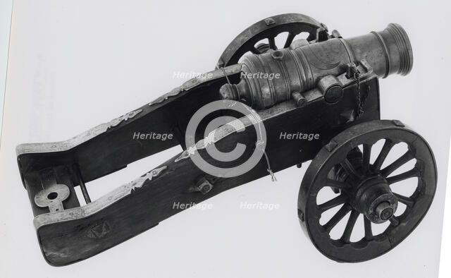 Model Howitzer with Carriage, Italy, 1804. Creator: Antonio Perelli.