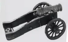 Model Howitzer with Carriage, Italy, 1804. Creator: Antonio Perelli
